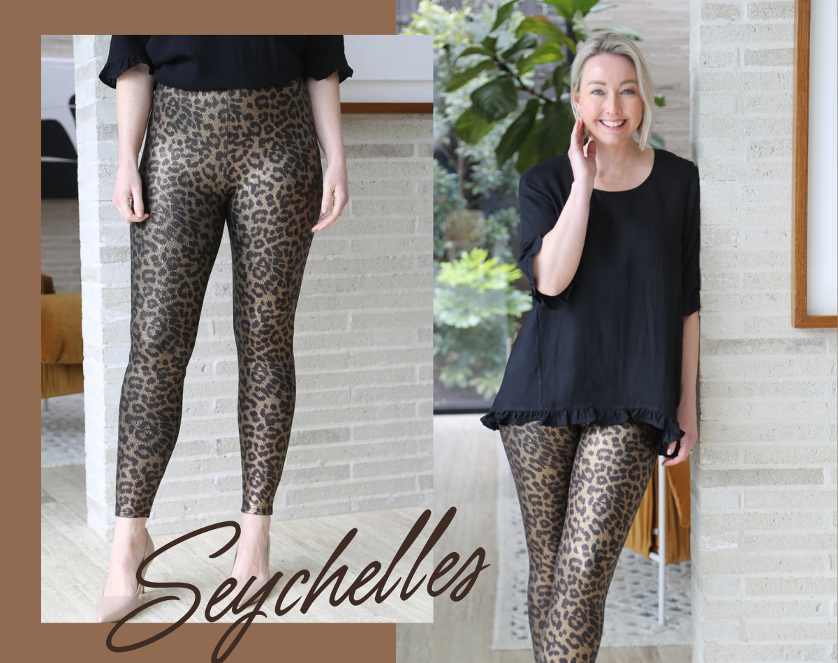 The Wet Look Pants The perfect pant to add a little edge and