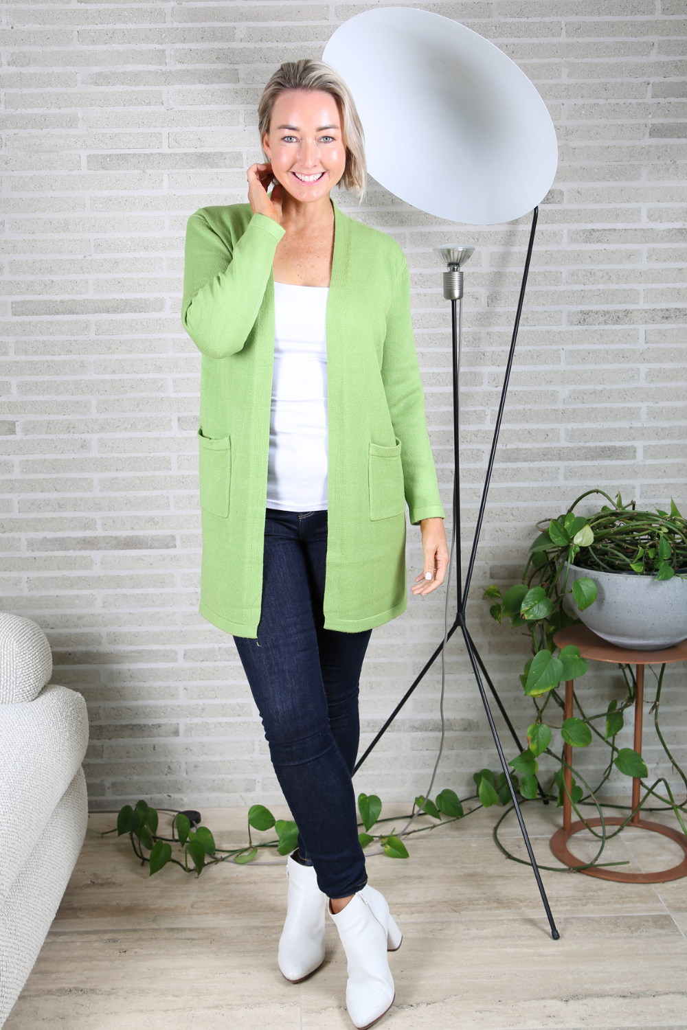Green cardigans sales